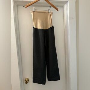 Pea in the pod maternity grey over the belly dress pants size large